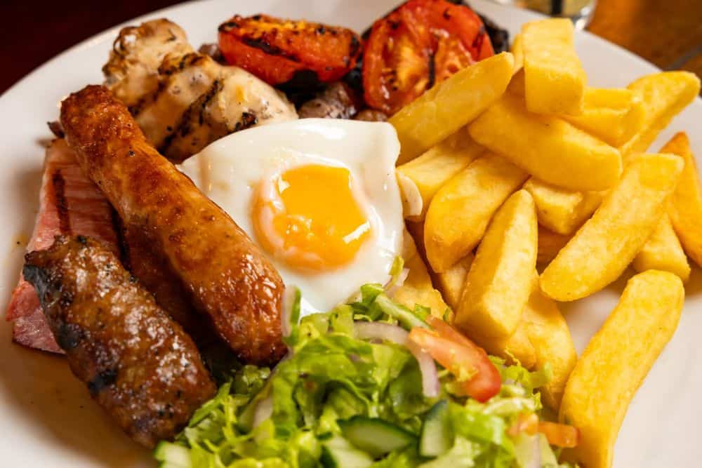 An all day breakfast at the chequers on the 2 for £19.99 pub classics weekdays